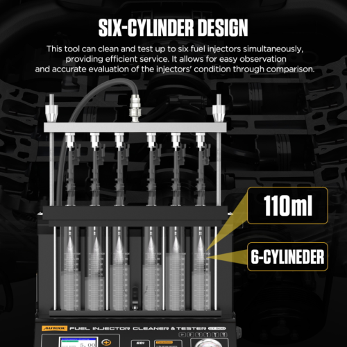 AUTOOL CT500 - Průmyslový čistič a tester vstřikovačů GDI/EFI/FSI