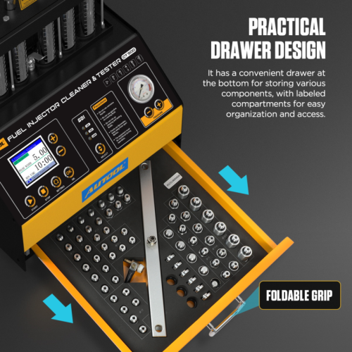 AUTOOL CT500 - Průmyslový čistič a tester vstřikovačů GDI/EFI/FSI
