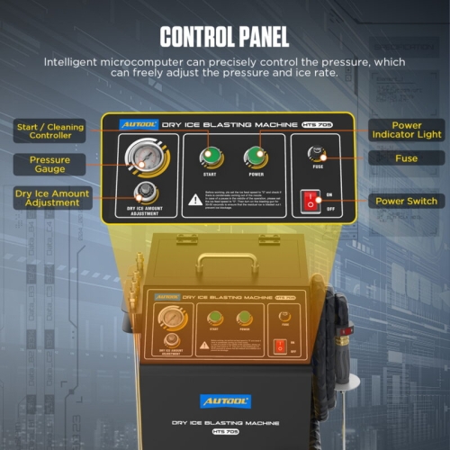 Stroj na tryskání suchým ledem AUTOOL HTS705