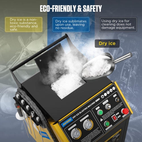 Stroj na tryskání suchým ledem AUTOOL HTS709