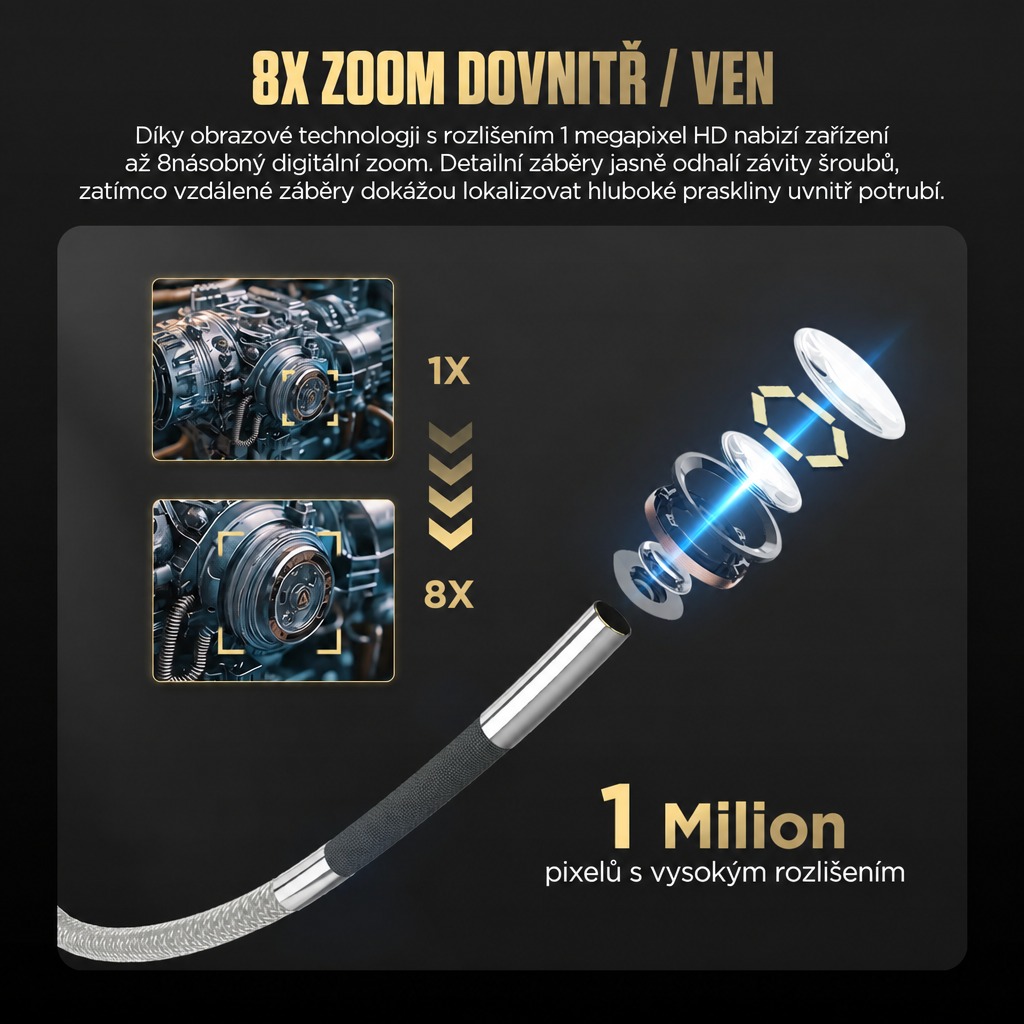 Digitální zoom 8x