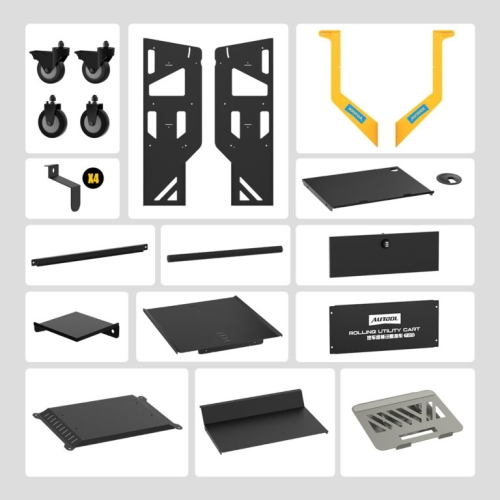 Přepravní vozík AUTOOL T23 Tier s kolečky a rukojetí