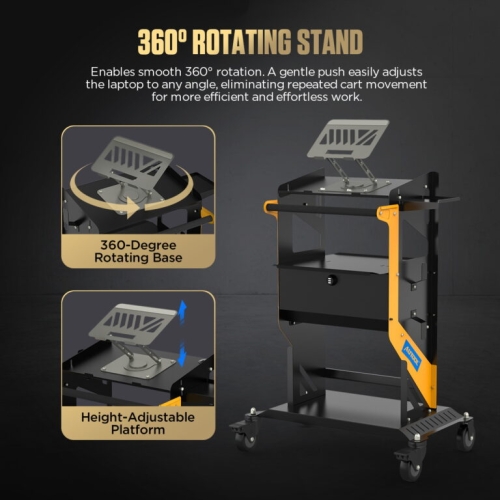 Přepravní vozík AUTOOL T23 Tier s kolečky a rukojetí