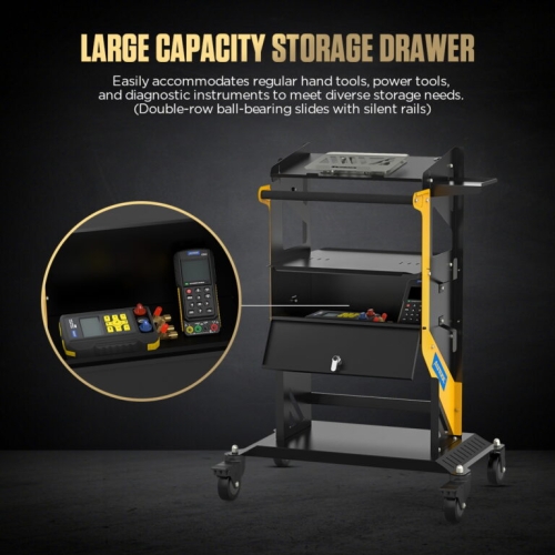 Přepravní vozík AUTOOL T23 Tier s kolečky a rukojetí