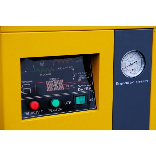 3v1 šroubový kompresor 11 kW | 1500 l/min | 500l nádrž a odvlhčovač