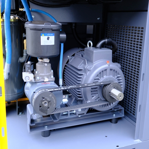 3v1 šroubový kompresor 11 kW | 1500 l/min | 500l nádrž a odvlhčovač