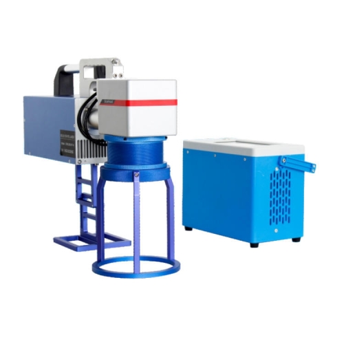 Přenosný laserový gravírovací stroj pro značení povrchů, odolný vůči UV záření, 5 W, 100 x 100 mm