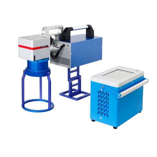 Přenosný laserový gravírovací stroj pro značení povrchů, odolný vůči UV záření, 5 W, 100 x 100 mm