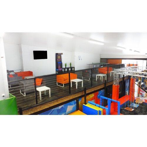 Trampolínový park - celá konstrukce s vybavením | Podnikání na prodej