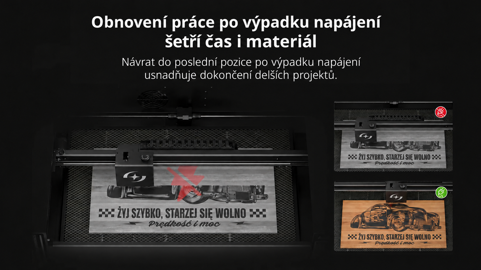 Obnovení po výpadku proudu