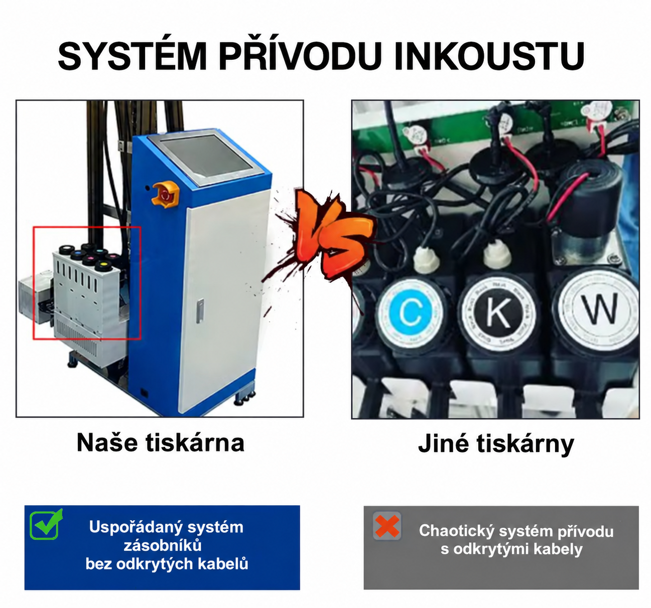 Inkoust a tiskové hlavy