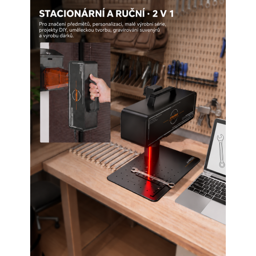 Laserový značkovací stroj Fiber Atomstack M4 Pro - Dvojitý laser