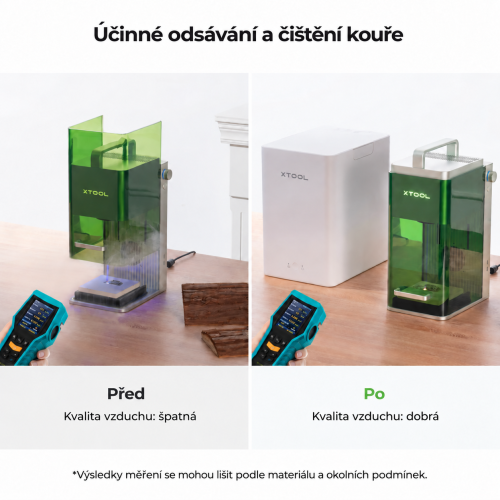 Stolní čistička vzduchu xTool Stolní čistička vzduchu xTool