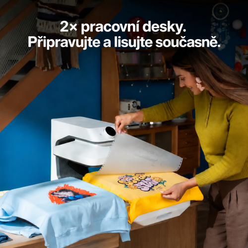xTool Dual Station — příprava a lisování současně xTool Dual Station — příprava a lisování současně