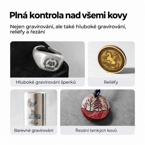 xTool F1 Ultra — dvoulaserová gravírka FIBER 20 W a diodový laser 20 W xTool F1 Ultra — dvoulaserová gravírka FIBER 20 W a diodový laser 20 W