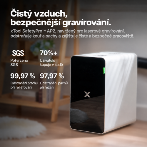xTool F2 Ultra — dvoulaserová gravírka MOPA 60 W + diodový laser 40 W