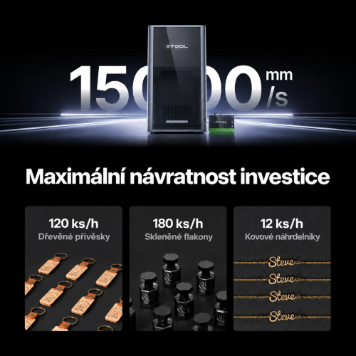 xTool F2 Ultra — dvoulaserová gravírka MOPA 60 W + diodový laser 40 W
