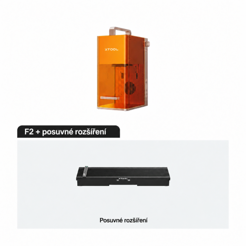 xTool F2 — přenosná dvoulaserová gravírka IR 5 W + diodový laser 15 W xTool F2 — přenosná dvoulaserová gravírka IR 5 W + diodový laser 15 W