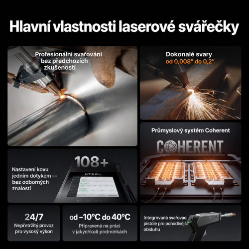xTool MetalFab 2 v 1 — svářečka a laserová řezačka FIBER xTool MetalFab 2 v 1 — svářečka a laserová řezačka FIBER