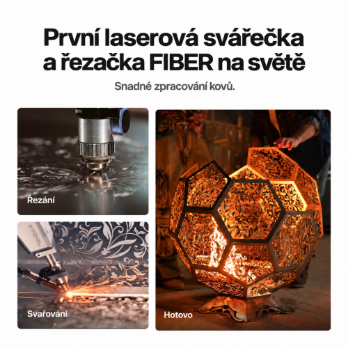 xTool MetalFab 2 v 1 — svářečka a laserová řezačka FIBER xTool MetalFab 2 v 1 — svářečka a laserová řezačka FIBER