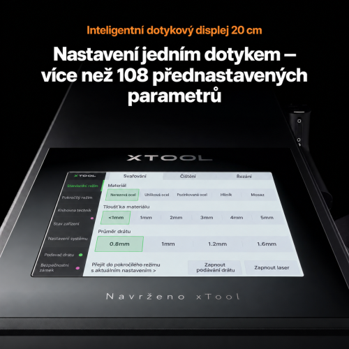 xTool MetalFab — laserová svářečka 800 W / 1200 W xTool MetalFab — laserová svářečka 800 W / 1200 W