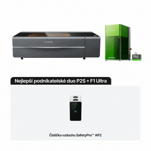 xTool P2S s F1 Ultra — podnikatelská sada