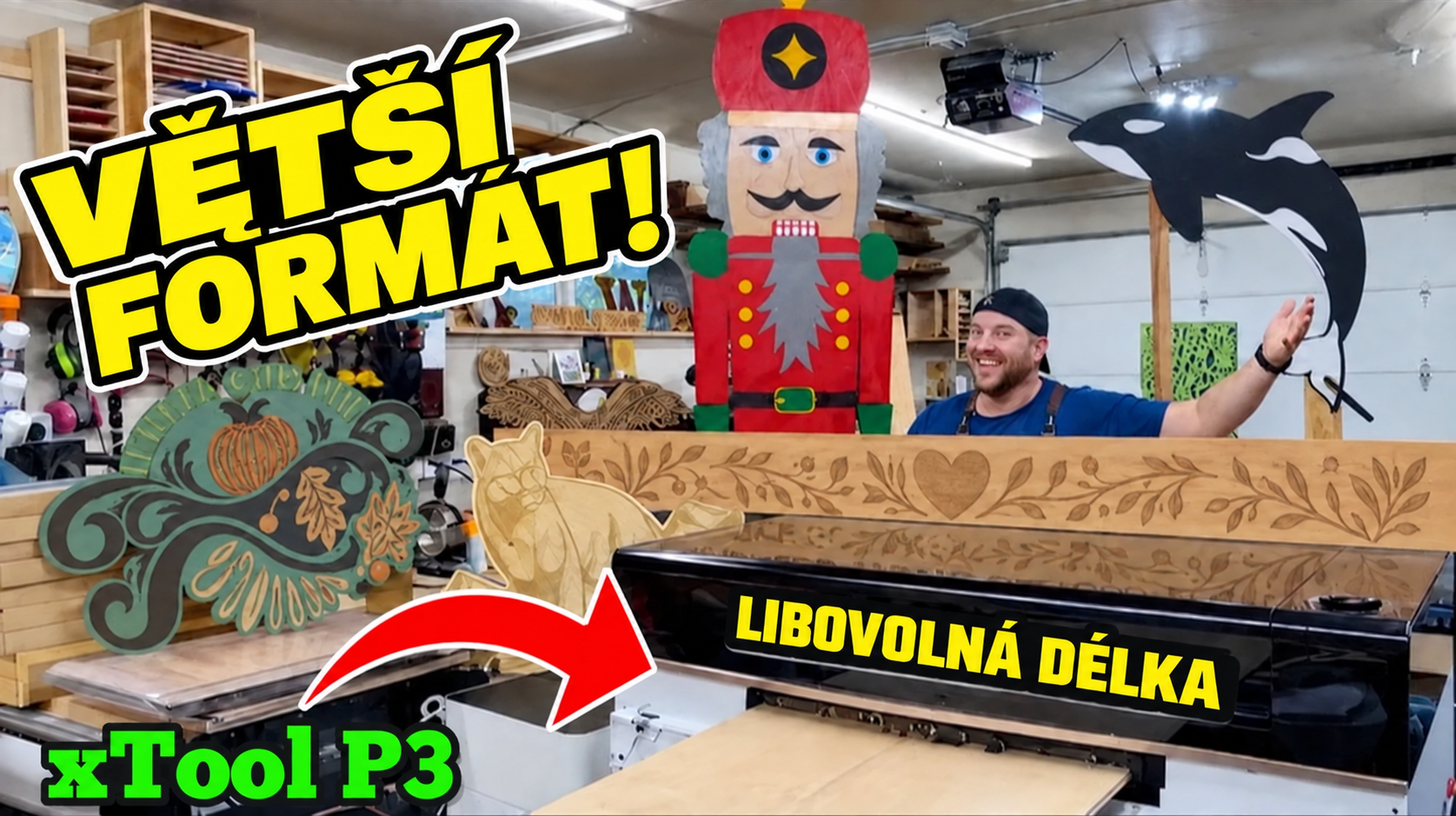 Six Eight Woodworks popisuje možnosti xTool P3