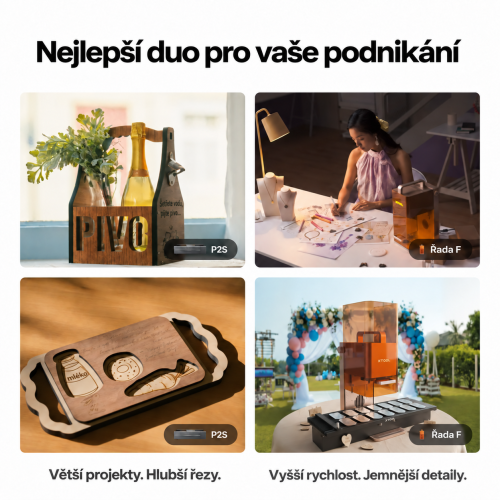 xTool řada P + F — výkonné duo pro podnikání xTool řada P + F — výkonné duo pro podnikání