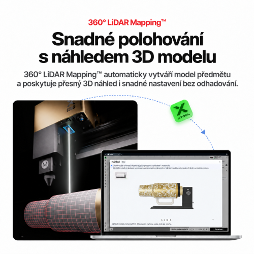 xTool RA3 / RA3 Lite — rotační nástavce a rozšíření MagSwap™ xTool RA3 / RA3 Lite — rotační nástavce a rozšíření MagSwap™