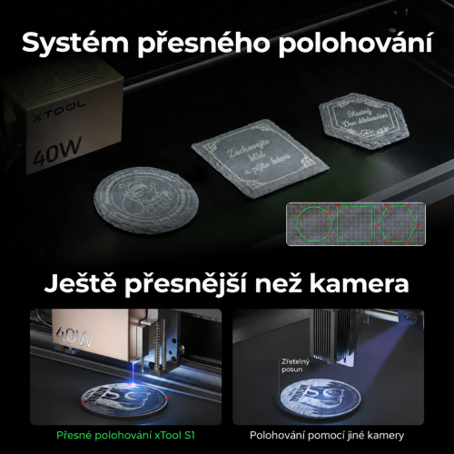 xTool S1 + modul IR 1064 nm — uzavřená diodová laserová řezačka a gravírka xTool S1 + modul IR 1064 nm — uzavřená diodová laserová řezačka a gravírka