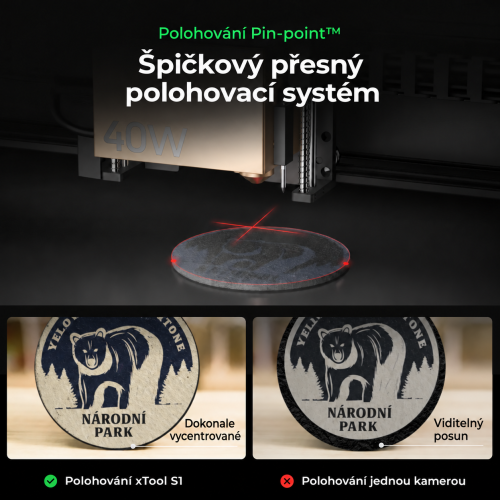 xTool S1 — uzavřená diodová laserová řezačka a gravírka xTool S1 — uzavřená diodová laserová řezačka a gravírka