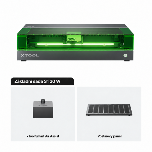 xTool S1 — uzavřená diodová laserová řezačka a gravírka xTool S1 — uzavřená diodová laserová řezačka a gravírka