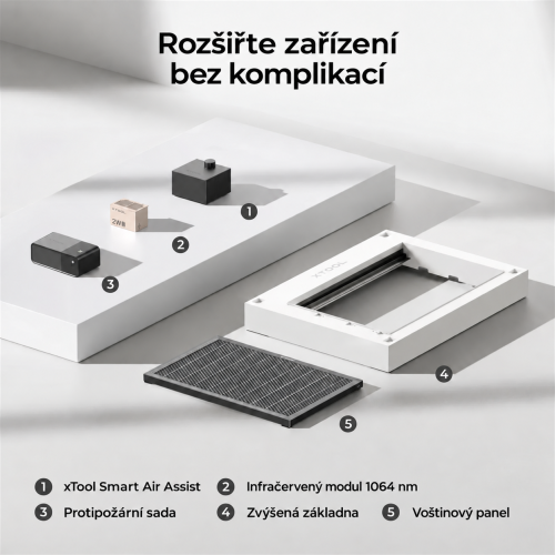 xTool S1 — uzavřená diodová laserová řezačka a gravírka xTool S1 — uzavřená diodová laserová řezačka a gravírka