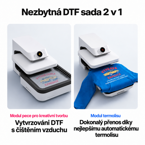 xTool WonderPress 3D — modulární automatický termolis