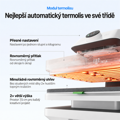 xTool WonderPress 3D — modulární automatický termolis